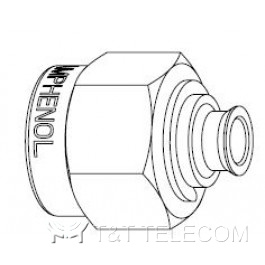 Разъем 901-9723-10 Amphenol | SMA male, вилка прямая под кабель 0.086”