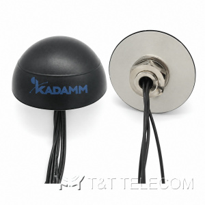 KADAMM LTE4 — антенны 4G/5G MIMO 4×4 698–3800 МГц с кабелями, 3–3,5 дБи, IP67