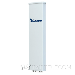 KADAMM K801182021s — однодиапазонная секторная антенна 1710–2170 МГц, 20,5 дБи, 2 порта, RET