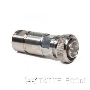 Разъем BN 431110 Spinner || 4.3-10 male для кабеля 1/2" серии MultiFit | Крепление гаечное (hand screw)