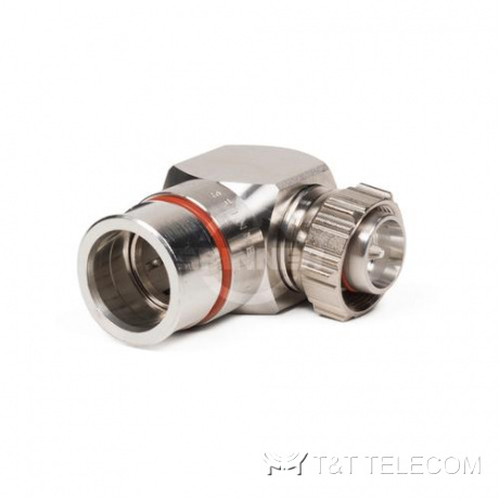 Разъем BN 431116 Spinner || 4.3-10 male угловой для кабеля 1/2" серия MultiFit | Крепление гаечное (screw)