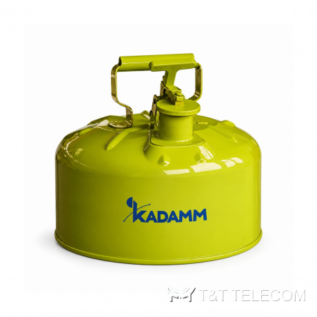 Безопасная канистра для ЛВЖ KADAMM КАН-1Ж — 9,5 л, самозакрывающийся клапан