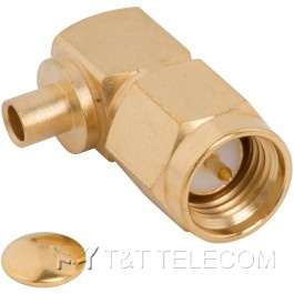 Разъем 901-9221-2A Amphenol | SMA male, вилка угловая под кабель 0.085”