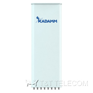 KADAMM K840902620 — шестидиапазонная гибридная секторная антенна 2×698–960 / 4×1710–2690 МГц, 19,7 дБи, 12 портов, RET