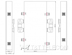 Полосовой фильтр KADAMM ФП-800+900-4П — 880–915 МГц, четыре полосы 813,5–821 / 854,5–862 / 880–915 / 925–960 МГц