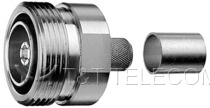 Разъем J01121A0145 Telegartner 7-16 розетка прямая на кабель G37 (2.7/7.25)