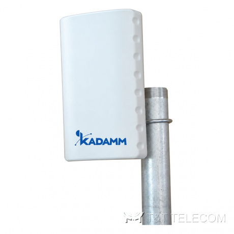 KADAMM APWD245812BFN — двухдиапазонная внешняя секторная антенна Wi-Fi 2400–2500 / 5150–5850 МГц, 13 дБи, 4 порта