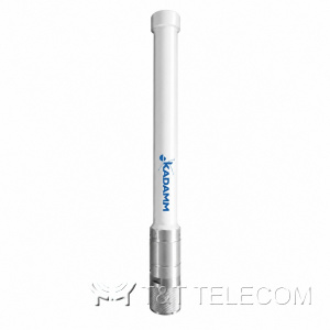 KADAMM AOU-6250/6750-6 — сверхширокополосная всенаправленная антенна 6 ГГц (6250–6750 МГц), 6 дБи
