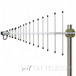 KADAMM ALP-0727V14 — логопериодическая антенна 698–960 / 1710–2700 МГц, 14 дБи, 1 порт