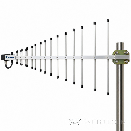 KADAMM ALP-0727V14 — логопериодическая антенна 698–960 / 1710–2700 МГц, 14 дБи, 1 порт