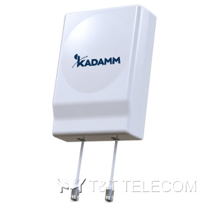 KADAMM I-ATP5-698/2700M — внутренняя направленная антенна 698–960 / 1710–2700 МГц, 8 дБи, 2 порта