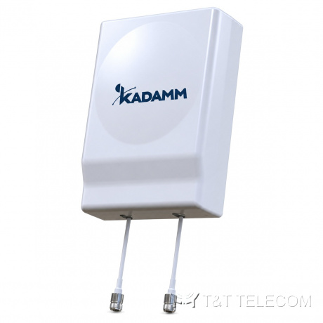 KADAMM I-ATP5-698/2700M — внутренняя направленная антенна 698–960 / 1710–2700 МГц, 8 дБи, 2 порта