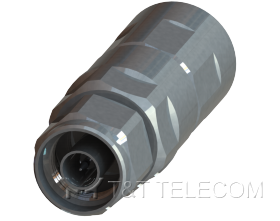NM-LCF12-E01 Разъем N Male прямой для фидерного кабеля 1/2" | Серия OMNI FIT Premium, 6 ГГц