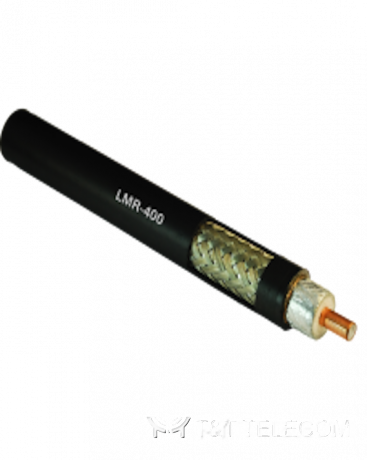 LMR-400 гибкий коаксиальный кабель и разъемы с низкими потерями с двойным экраном для наружного применения 0.405" (10.29 мм)
