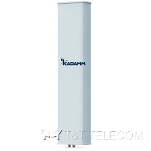 KADAMM K802454715 — однодиапазонная секторная антенна 450–470 МГц, 14,5 дБи, 2 порта, фиксированный наклон