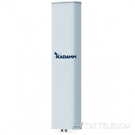 KADAMM K802454715 — однодиапазонная секторная антенна 450–470 МГц, 14,5 дБи, 2 порта, фиксированный наклон