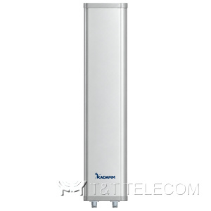 KADAMM APW2490DP18 — внешняя секторная антенна Wi-Fi 2400–2500 МГц, 18 дБи, 2 порта