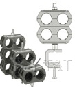 Универсальное крепление парное для 4-х кабелей UCC/ 4x7/8” (28)