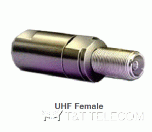 Разъем UHFF-SCF12-003 RFS || UHF female - розетка прямая для кабеля 1/2" | Серия O-ring sealing
