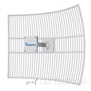 KADAMM K81809018P — сетчатая параболическая антенна 824–960 МГц, 18 дБи, 15°, 1 порт
