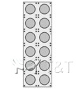 Панель для ввода кабеля PPS 2x6
