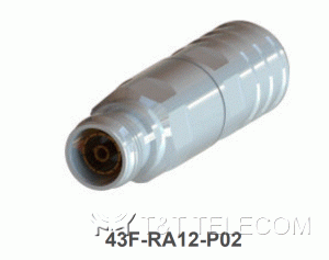 Разъем 43F-RA12-P02 || 4.3-10 female 1/2" для излучающего кабеля RADIAFLEX