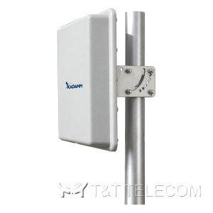 KADAMM APW245817 — двухдиапазонная направленная антенна Wi-Fi 2400–2483 / 5150–5850 МГц, 20 дБи, 2 порта