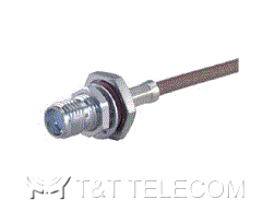 Разъем 24_SMA-50-2-45/133_NH Huber+Suhner | Розетка приборно-кабельная с шестигранным фланцем и креплением под гайку | Кабельная группа U4