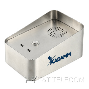 Компактный накладной аналоговый SOS-интерком KADAMM TALK-6312 (ТЛ6312), AISI 304