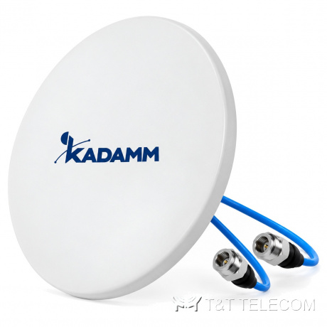 KADAMM I-ATO-698/4000M — потолочная антенна 698–4000 МГц, 5 дБи, 2 порта