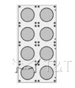 Панель для ввода кабеля PPS 2x4