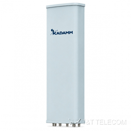 KADAMM K834172722 — четырёхлучевая многолучевая секторная антенна 4×1710–2690 МГц, 22 дБи, 8 портов