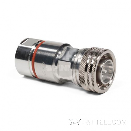 Разъем BN 431118 Spinner || 4.3-10 male для кабеля 1/2" серии Multifit | Крепление защёлкой (Push Pull)