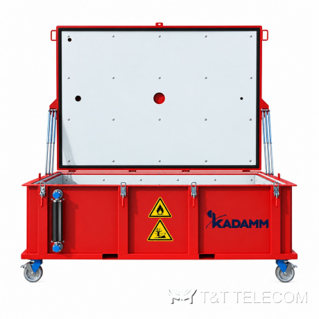 Аварийный контейнер для хранения аккумуляторов KADAMM ШАБ-К-270 — 270 л