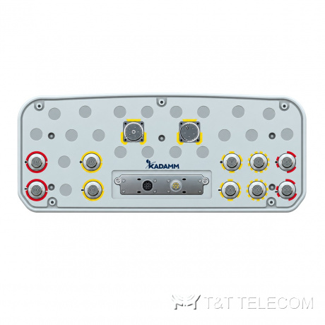 KADAMM K861176R31 — комбинированная антенна TDD 2300–2690 + FDD 2×690–960 / 3×1695–2690 МГц, 65°/65°/65°, 17,7 дБи, 18 портов + калибровочный, RET