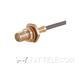 Разъем 24_SMA-50-2-13/111_NH Huber+Suhner | Розетка приборно-кабельная с шестигранным фланцем и креплением под гайку | Кабельная группа U4
