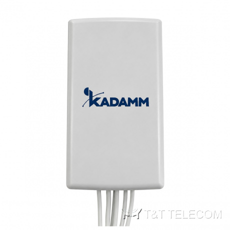 KADAMM APW24708-7 — трёхдиапазонная внешняя секторная антенна Wi-Fi 2400–2500 / 5150–5950 / 6000–7125 МГц, 8 дБи