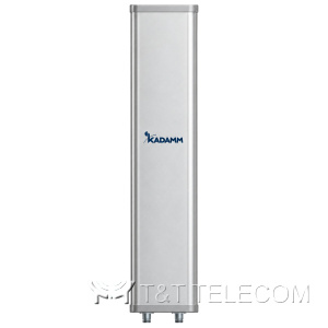 KADAMM APW24120VH12 — внешняя секторная антенна Wi-Fi 2400–2500 МГц, 12 дБи, 2 порта