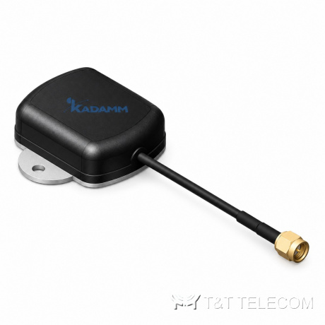 KADAMM GPS-L1-28M — активные антенны GPS L1 на магните или клее, МШУ 26–28 дБ, кабель RG174