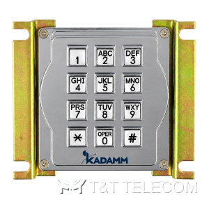 Антивандальный кнопочный номеронабиратель KADAMM TKB5171