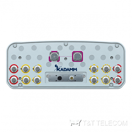 KADAMM K861176R35 — комбинированная антенна TDD 3300–3800 + FDD 2×698–960 / 4×1710–2690 МГц, 65°, 17,1 дБи, 20 портов + калибровочный, RET