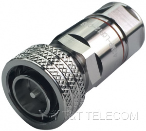 43MP-LCF12-C03 Разъем 4.3‑10 Male для фидерного кабеля 1/2″ | Серия OMNI FIT Standard | Push‑Pull (cамозащелкивающийся), 6 ГГц