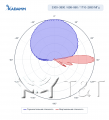 KADAMM K861176R35 — комбинированная антенна TDD 3300–3800 + FDD 2×698–960 / 4×1710–2690 МГц, 65°, 17,1 дБи, 20 портов + калибровочный, RET