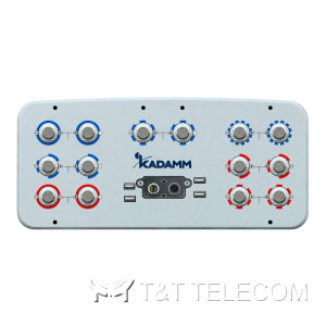 KADAMM K807702118 — секторная панельная антенна 703–2170 МГц, 7 систем излучателей, 17,5 дБи, 14 портов, встроенный RET