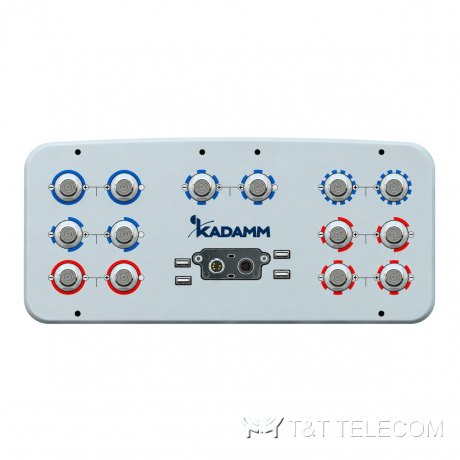KADAMM K807702118 — секторная панельная антенна 703–2170 МГц, 7 систем излучателей, 17,5 дБи, 14 портов, встроенный RET