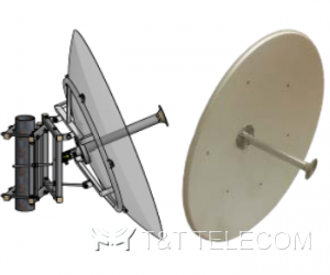 MA-WP56-DP34 Антенна параболическая, 4900-6100 МГц, двухполяризационная, 32‑34 дБи, 100 Вт, 1.2 м