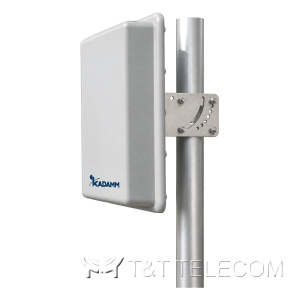 KADAMM APW245814 — двухдиапазонная направленная антенна Wi-Fi 2400–2483 / 5150–5850 МГц, 17 дБи, 2 порта
