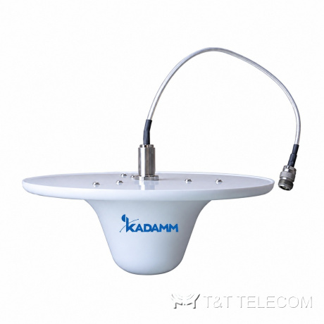 KADAMM AOU-806/6000-35 — сверхширокополосная потолочная антенна 806–6000 МГц, 2,5–3,5 дБи
