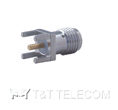 Разъем 82_SMA-50-0-41/133_NH Huber+Suhner | Розетка прямая для печатных плат, сквозное отверстие