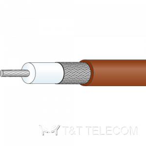 RG-178 B/U Коаксиальный кабель DTR178 50 Ом, 3 ГГц, FEP, ø1,79 мм